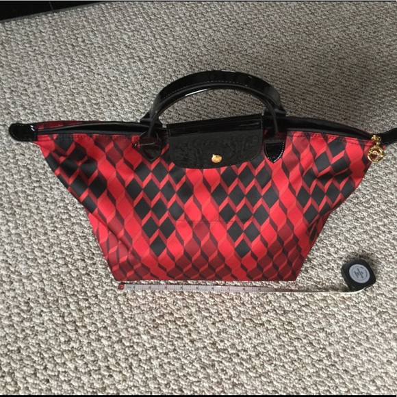 Longchamp Handbags - LONGCHAMP Le Pliage satin Losagne tote handbag